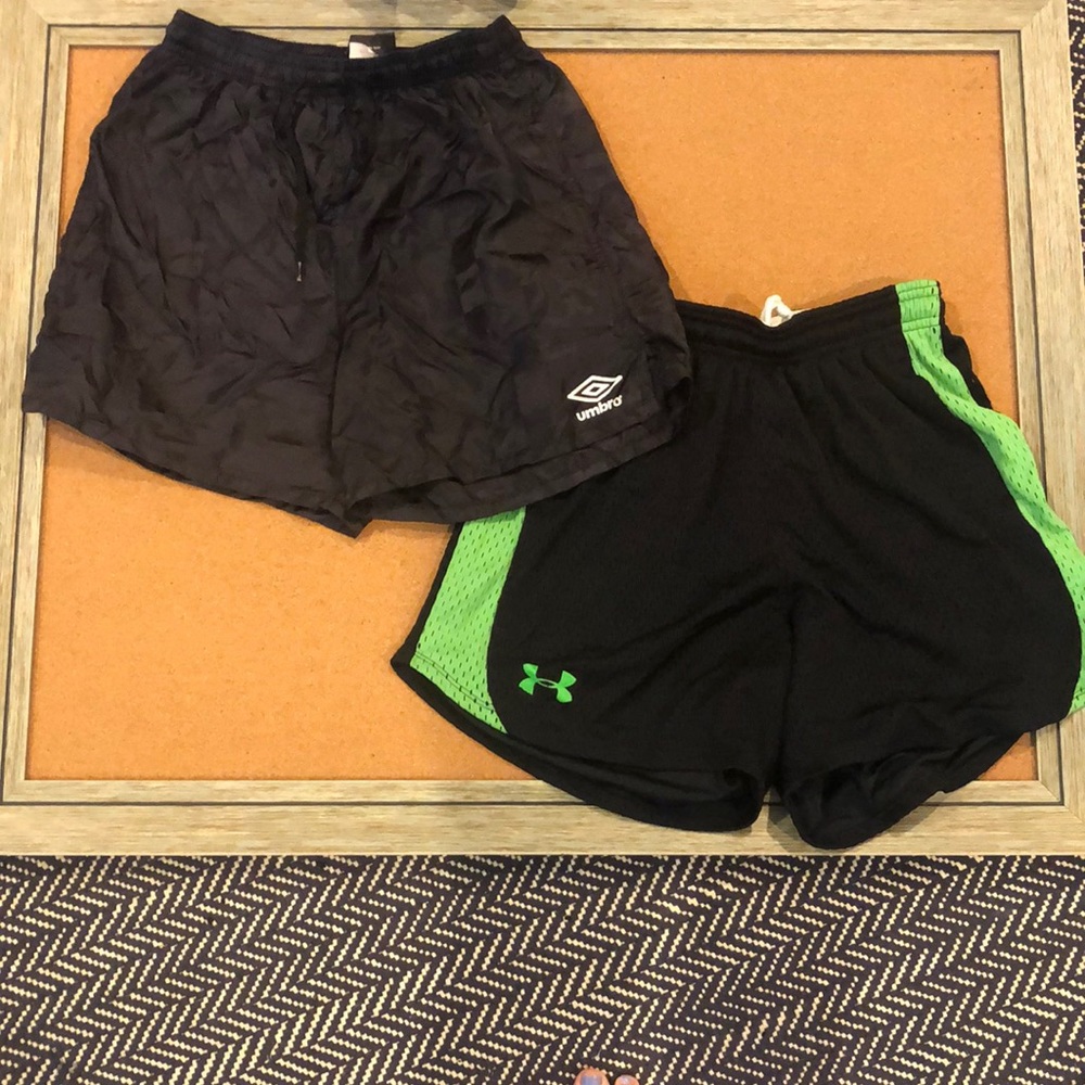 Umbro & Nike Black Shorts Medium
